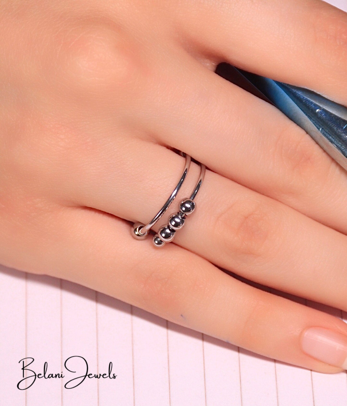 Fidget Beads Ring