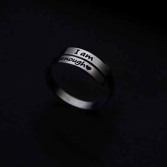 I am Enough Ring