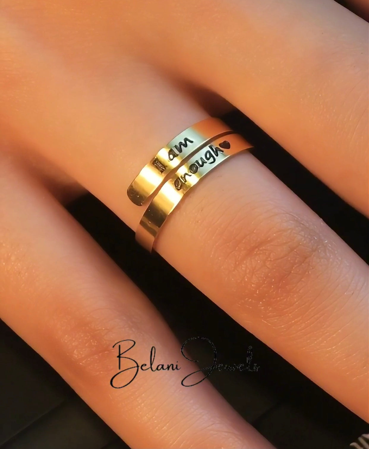 I am Enough Ring