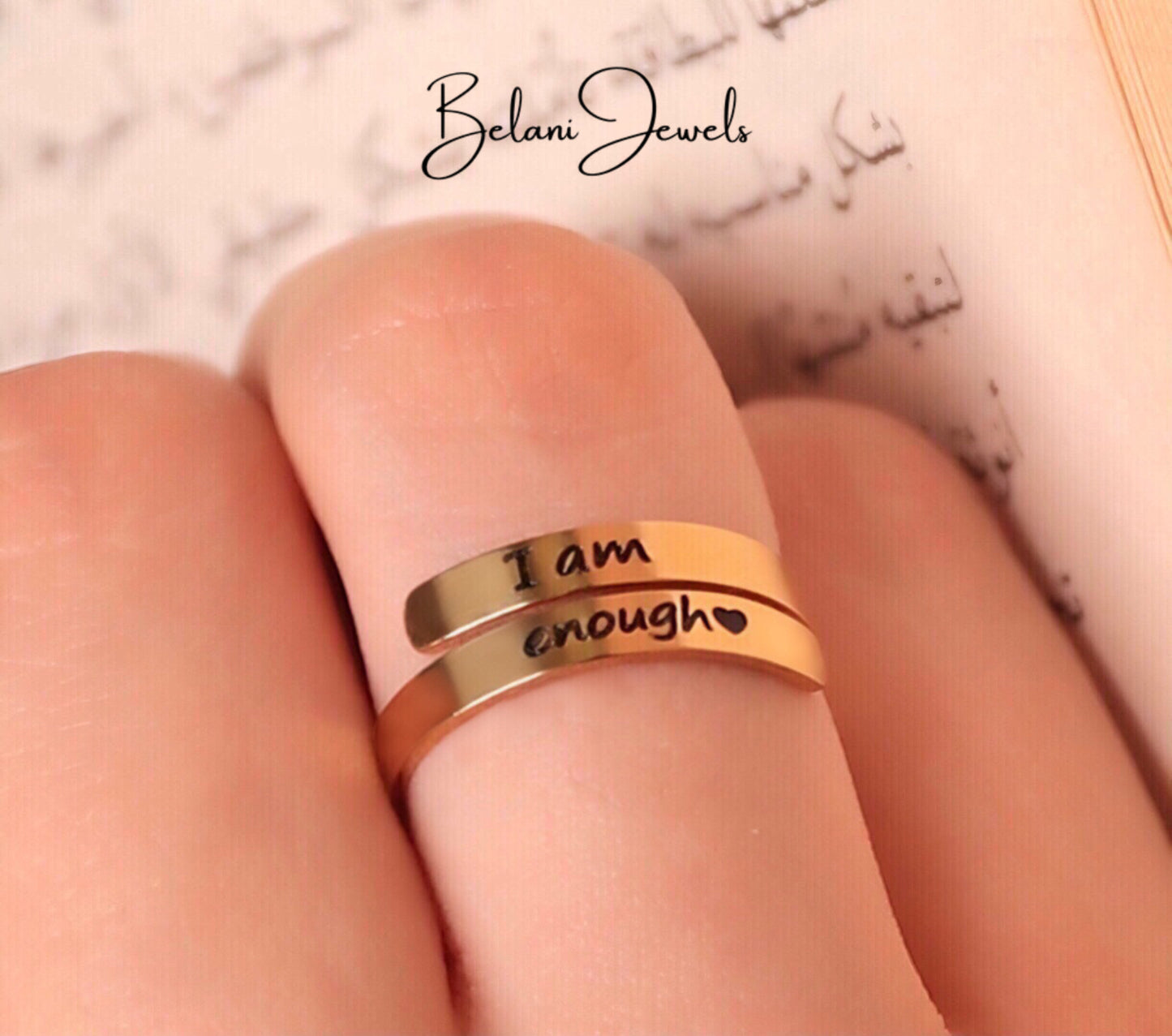 I am Enough Ring
